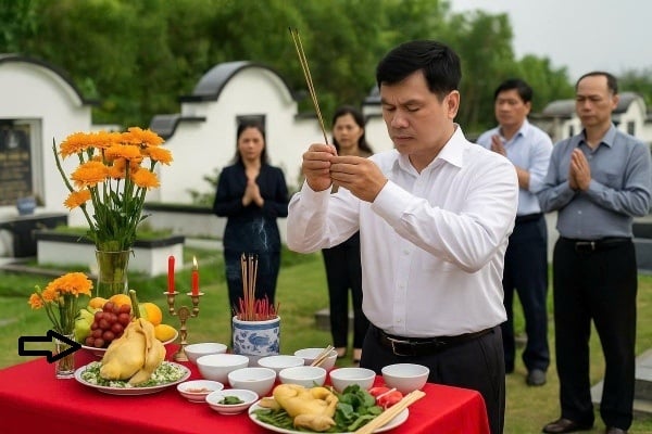 Ra mộ mang tứ quả thắp hương, nhà sẽ không gặp tai ương, 