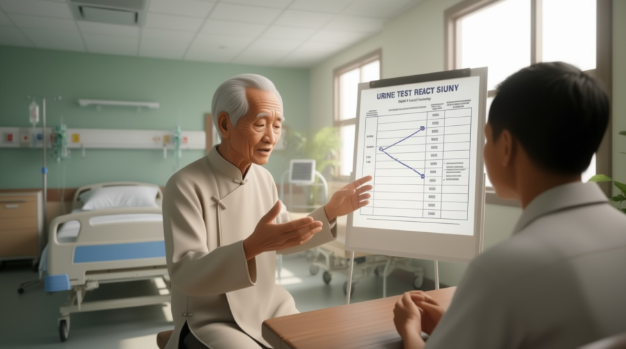 Xét nghiệm nước tiểu định kỳ giúp người bị tăng huyết áp “cứu” kịp quả thận trước khi quá muộn.