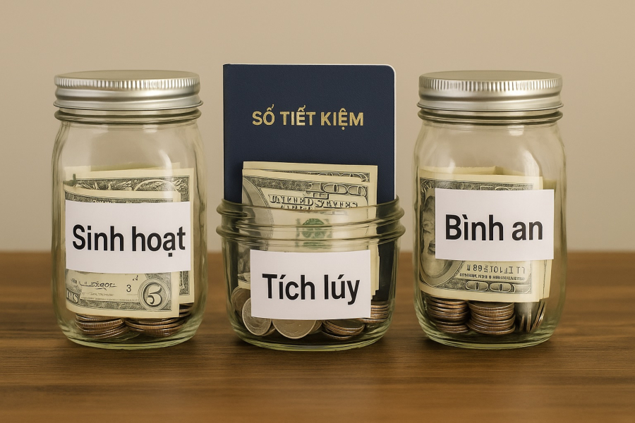 Mô hình “3 túi bình an” giúp nhiều người tuổi 45 kiểm soát dòng tiền và sống nhẹ đầu hơn.
