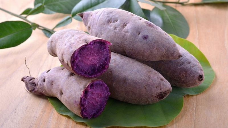 Khoai lang tím tốt cho sức khỏe