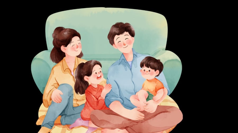 Khi gia đình thiếu tiếng cười đùa, chia sẻ là lúc gia đình sa sút