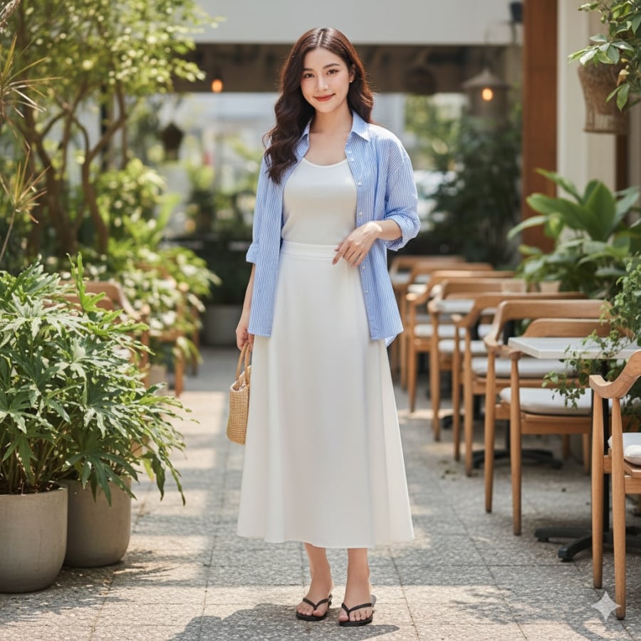 Set đồ trẻ trung, thoải mái cho những ngày dạo phố cuối tuần.