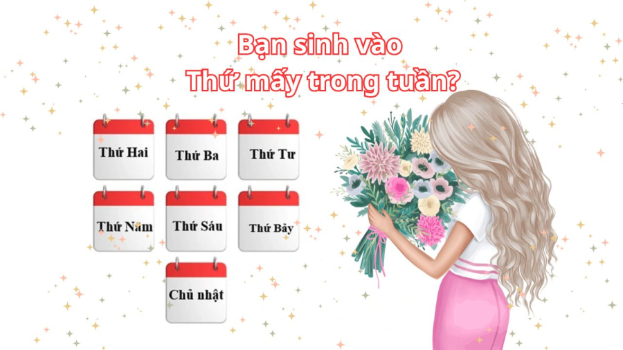 Mỗi ngày trong tuần có một năng lượng khác nhau, bạn sinh vào thứ mấy?