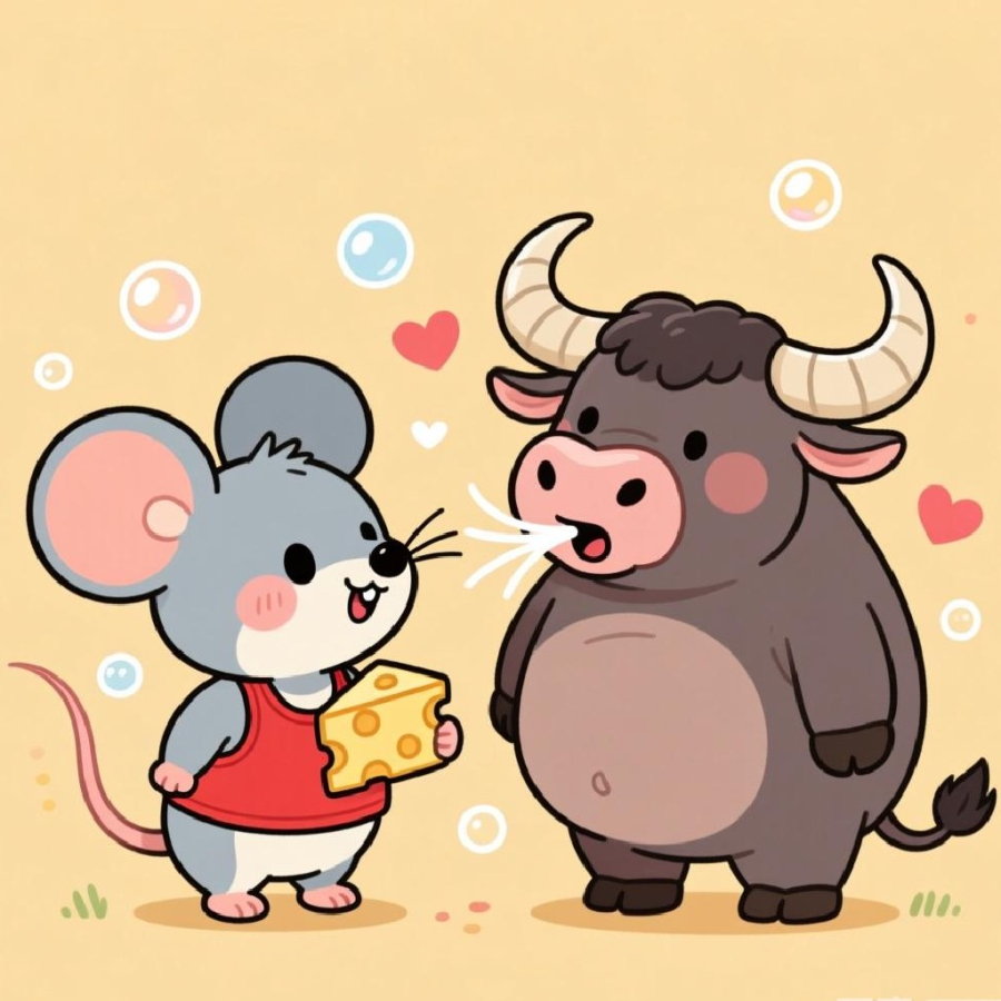 Tuổi Tý và tuổi Sửu tuy có tính cách khác nhau nhưng lại có thể bổ sung cho nhau.