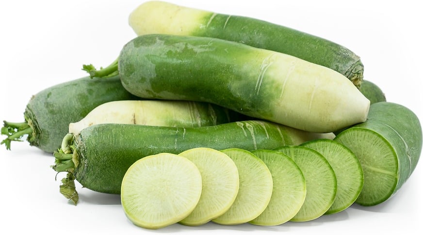 Củ cải xanh chứa vitamin C, anthocyanin, diệp lục, isothiocyanate. Ảnh minh họa