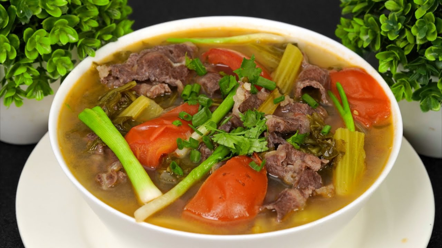 Canh dưa chua ngon