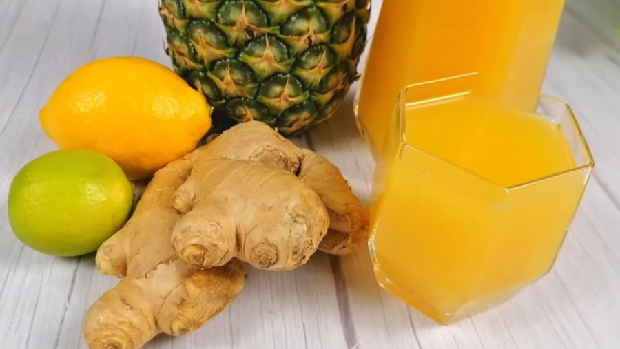Sinh tố dứa gừng
