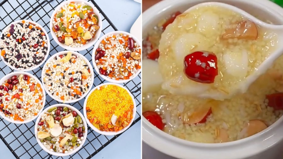 Cháo ngũ cốc là Shbet0099 cá cược trực tuyến bổ khí huyết.