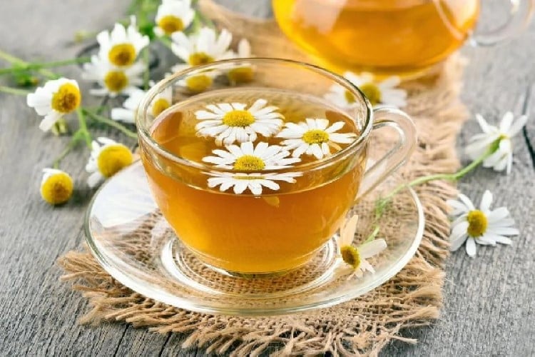 Trà hoa cúc hỗ trợ giấc ngủ ngon, giúp giảm mỡ bụng
