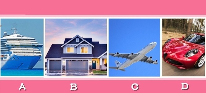 Hãy chọn 1 thứ bạn muốn mua khi trở nên giàu có nhé!