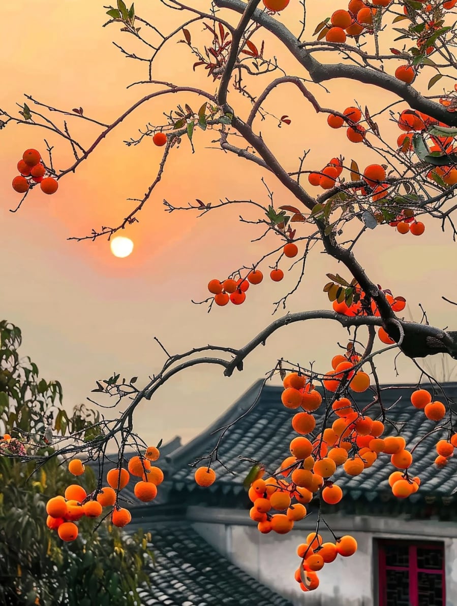 Phía Tây trồng Hồng tránh nắng