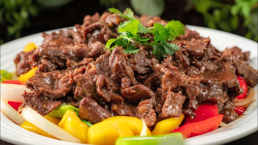 Bò sốt tiêu ngon