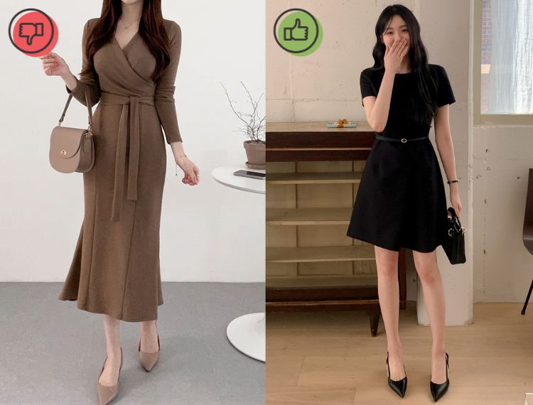 Những thiết kế váy cotton phom rộng, không có cấu trúc rõ ràng thường khiến tổng thể trông xuề xòa, kém chỉn chu, từ đó làm phong cách trở nên già dặn hơn so với mong muốn.