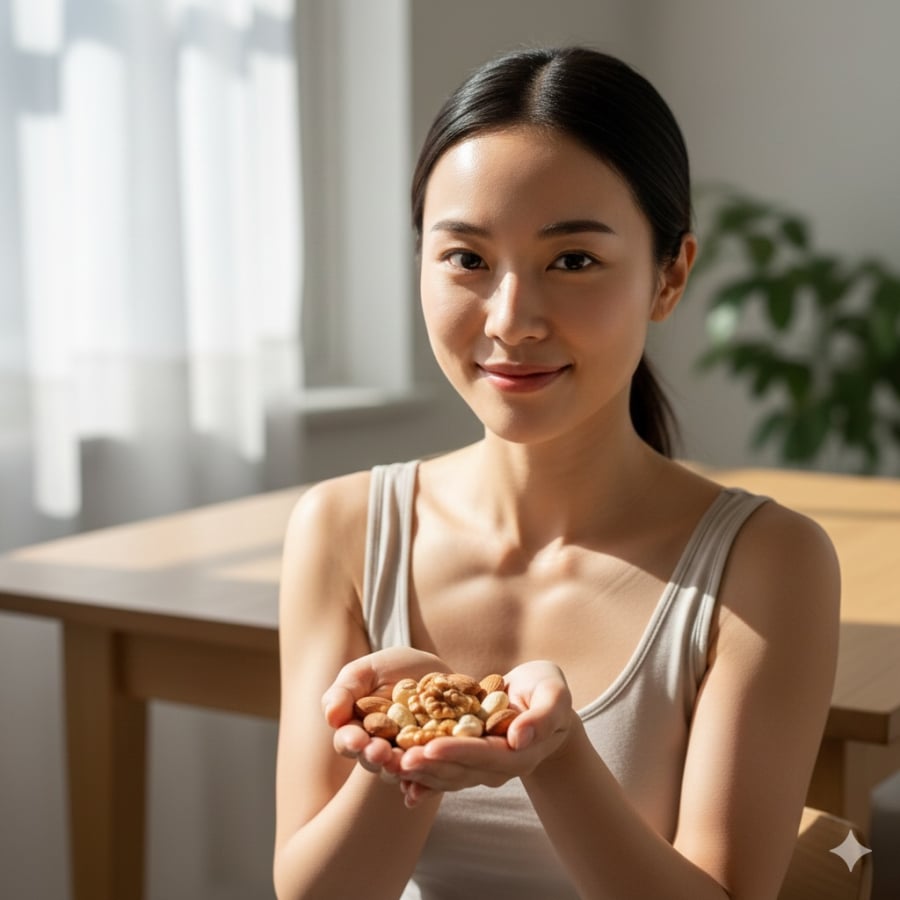 Thói quen ăn hạt đều đặn giúp nuôi dưỡng Mừng SHBET phiên bản mới 2025 và kiểm soát cân nặng theo cách bền vững.