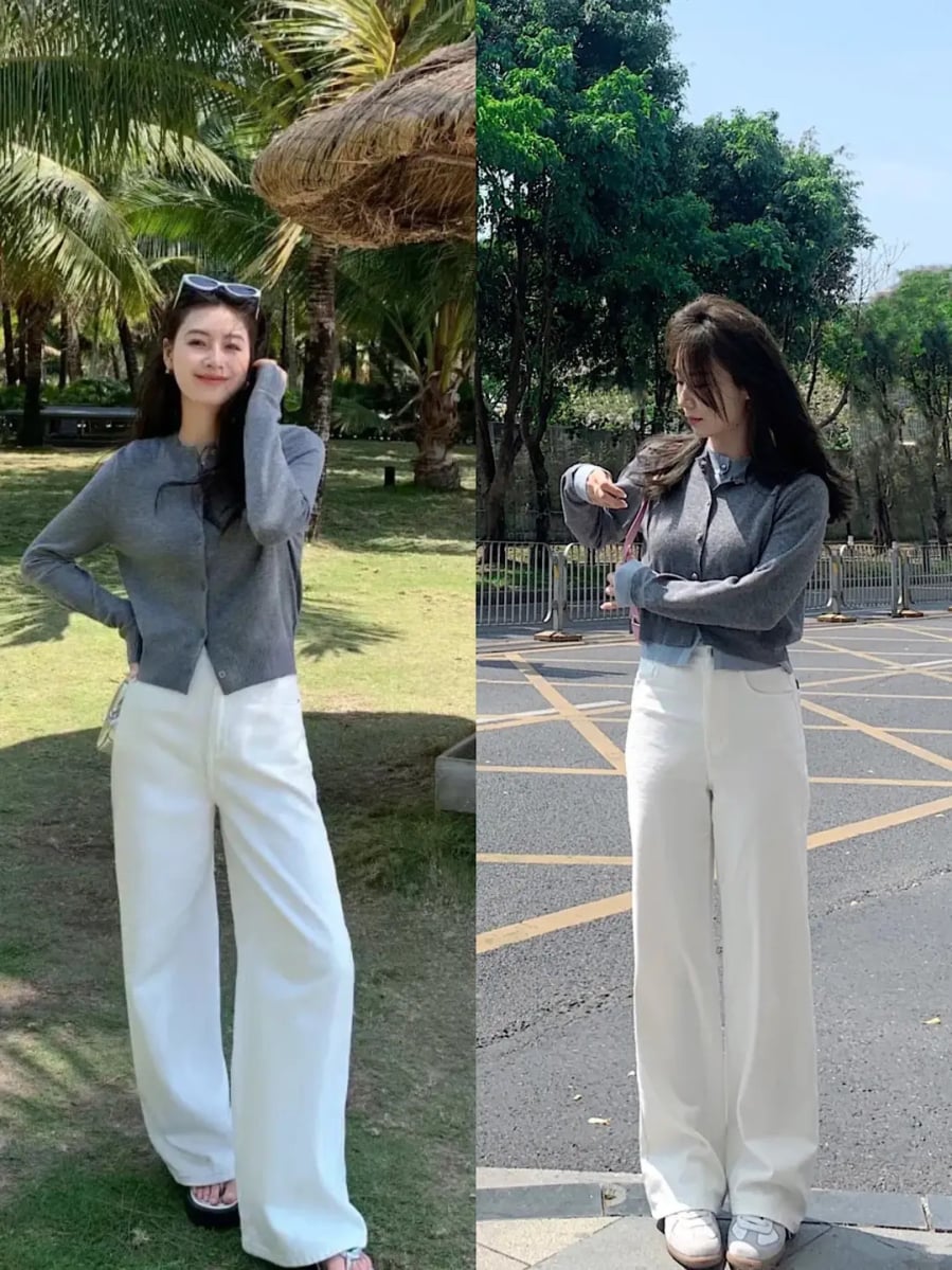 Trong những ngày thu đông dễ u ám, quần trắng giúp tổng thể Shbet999 com đăng nhập trở nên nhẹ nhàng và nổi bật hơn một cách tự nhiên.