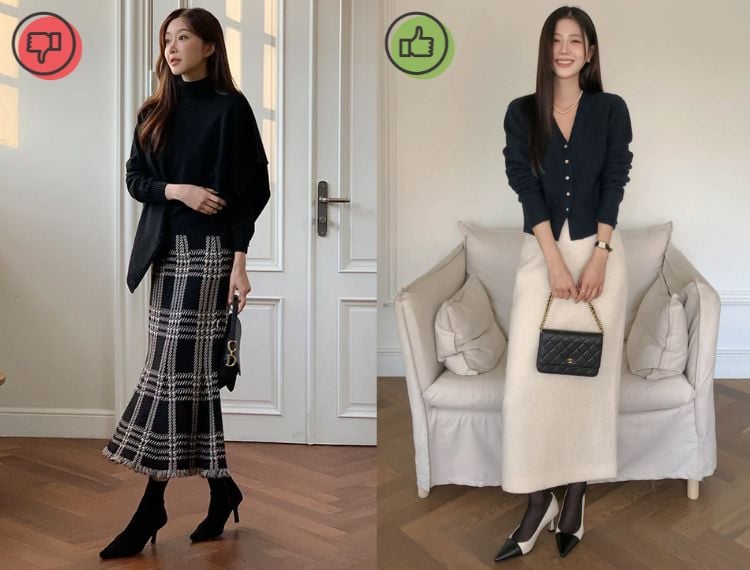 Thay vào đó, chân váy trắng mang lại cảm giác nhẹ nhàng và thanh thoát hơn hẳn.