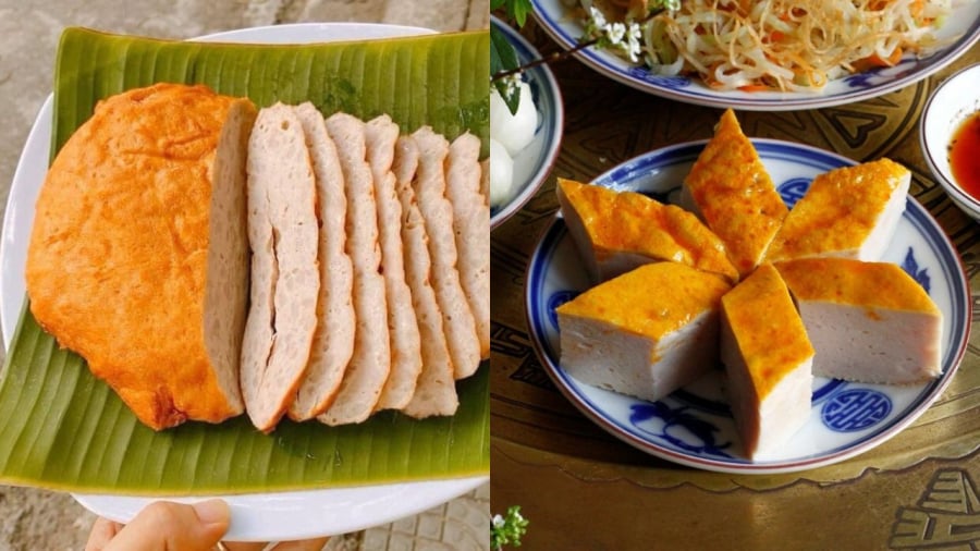 So với giò, chả sẽ được thêm mỡ nên khi sờ tay vào miếng chả sẽ thấy dính mỡ nhẹ.