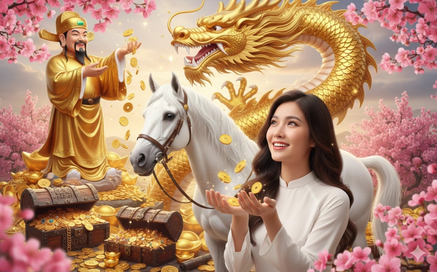 Tiền Tài Tề Tựu: 3 Shbet888.com nhà cái uy tín Lộc Hưởng đều, tha hồ tiêu Tết