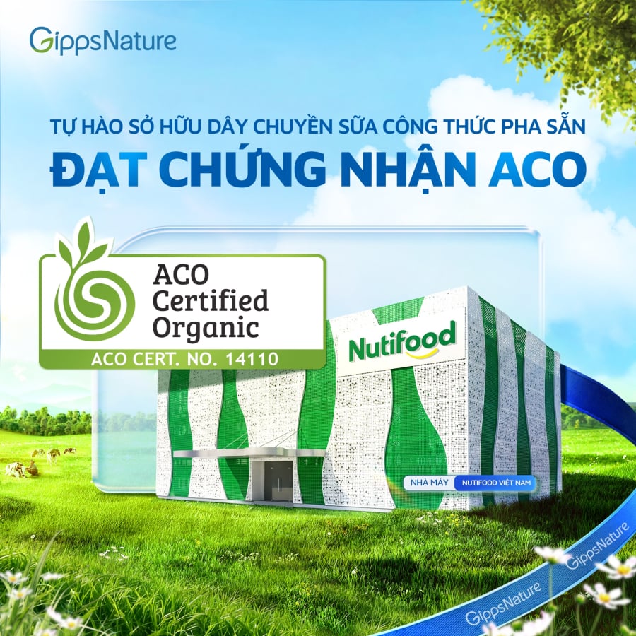 Nhà máy Nutifood tại Bình Dương - nơi đặt dây chuyền sản xuất sữa công thức pha sẵn đầu tiên tại Việt Nam đạt chứng nhận ACO.