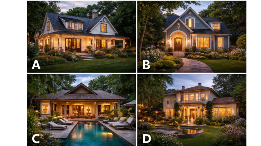 Bạn chọn căn nhà nào?