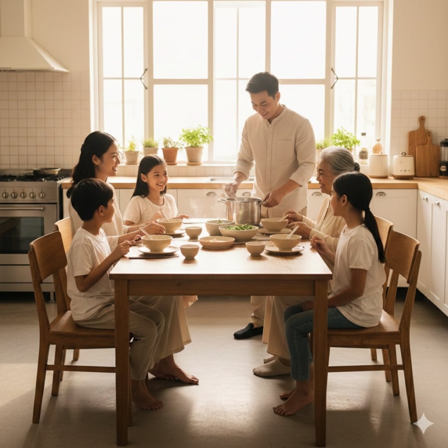 Không gian bếp gọn gàng không chỉ đảm bảo vệ sinh mà còn nuôi dưỡng nếp sống và sự gắn kết Shbet111 slot, casino, thể thao, xổ số.