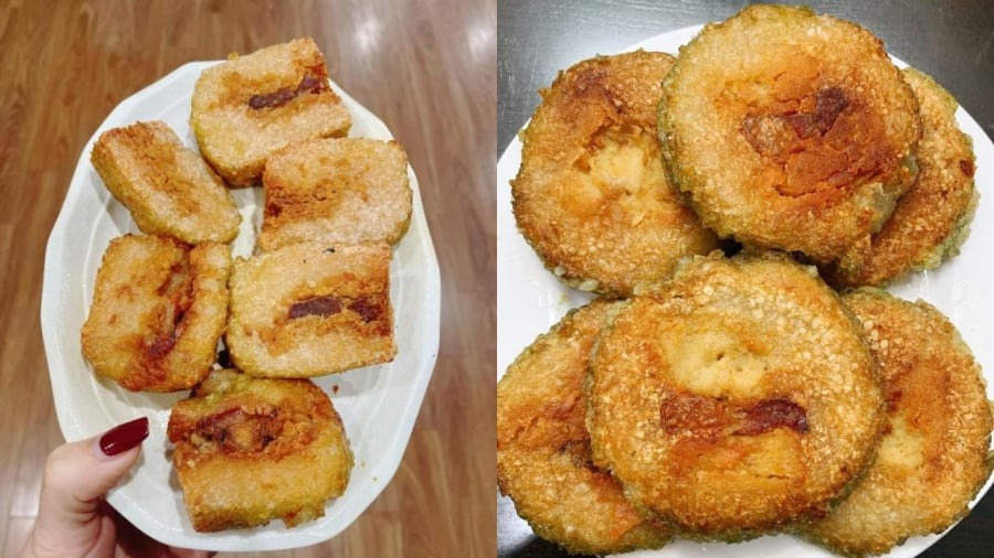 Miếng bánh không nên cắt quá dày cũng không nên quá mỏng.