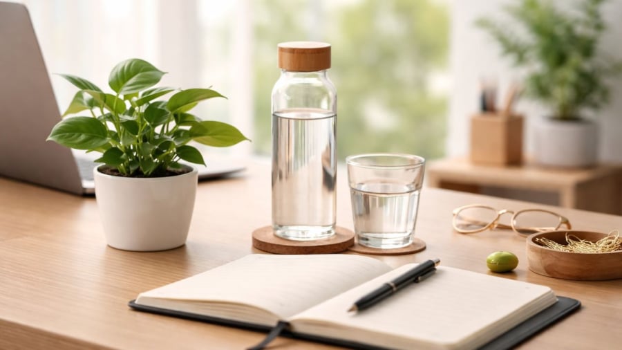 Bàn làm việc đặt những thứ này có thể giúp trấn an tinh thần