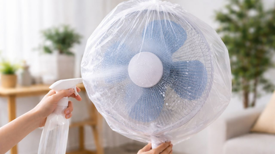 Nhiều cách giúp làm sạch quạt điện mà không bắt buộc phải tháo khung