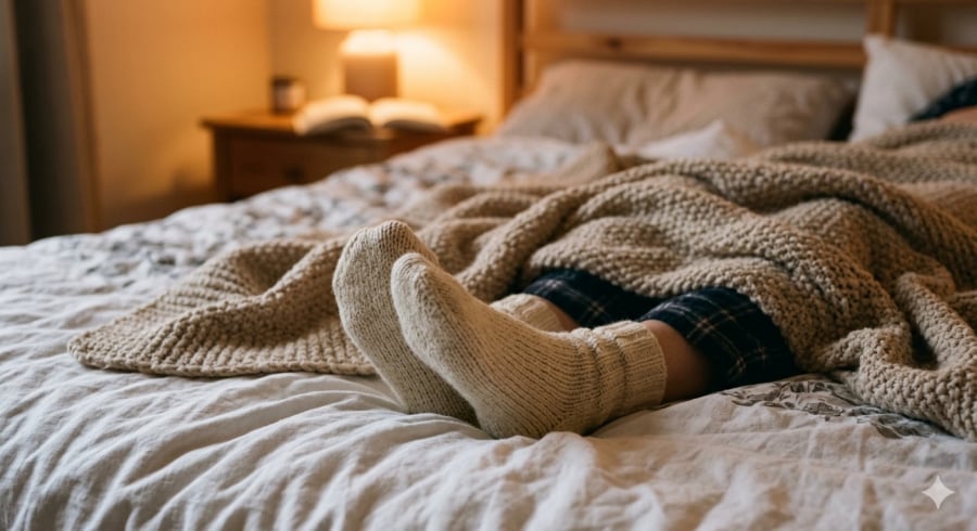 Giữ ấm bàn chân trước khi ngủ có thể giúp Sh88bet đăng ký miễn phí dễ dàng đi vào giấc ngủ hơn.