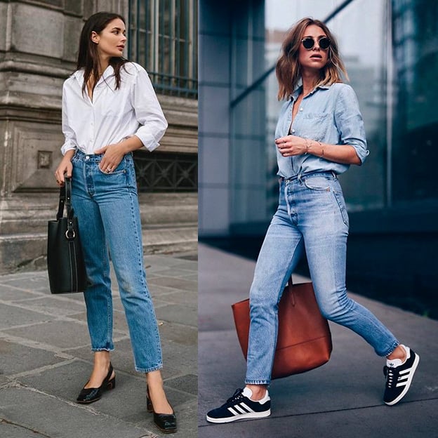 Sự kết hợp này tạo nên tổng thể hài hòa giữa nét nghiêm túc và sự trẻ trung, giúp outfit không bị cứng nhắc.