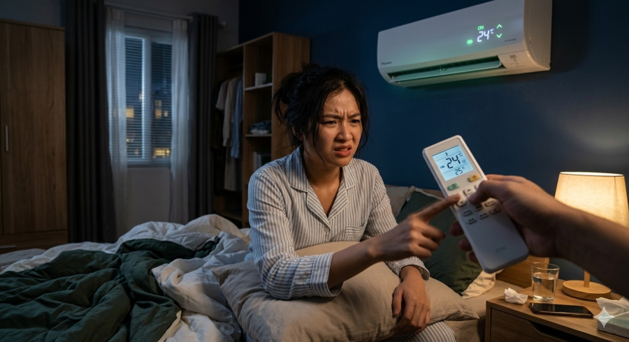Bật tắt điều hòa liên tục tưởng tiết kiệm nhưng lại khiến điện năng tiêu thụ tăng cao