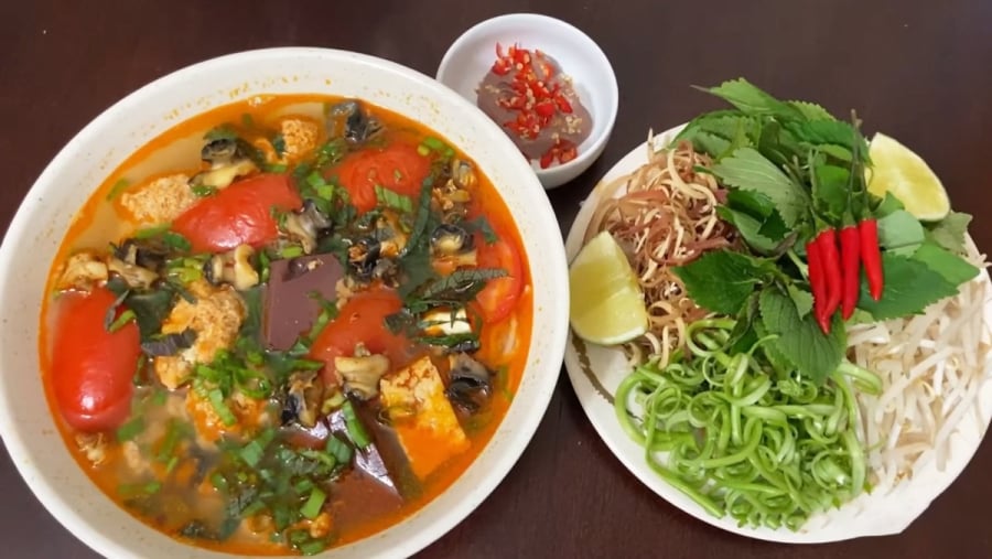 cách nấu bún riêu cua ngon