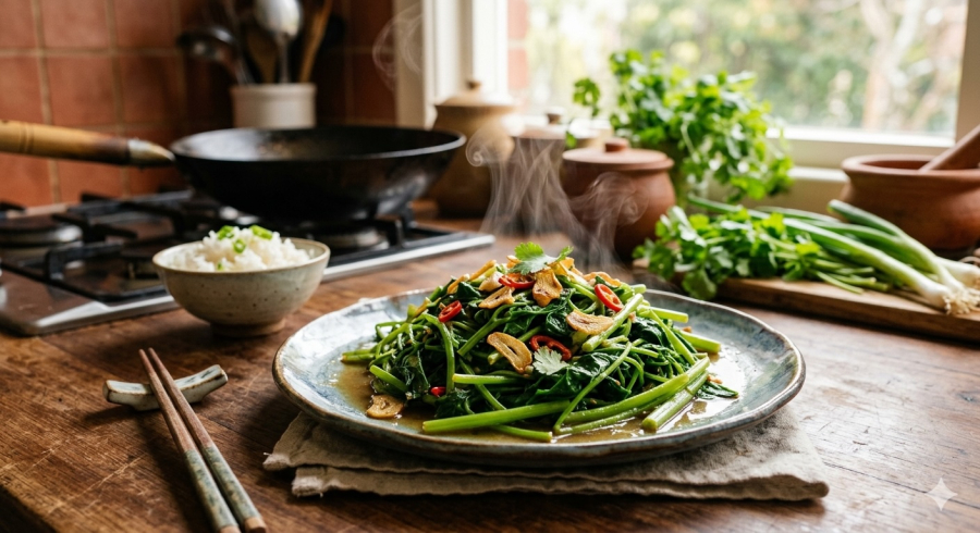 Chế biến rau lang chín kỹ giúp Shbet0099 cá cược trực tuyến dễ tiêu hóa và phù hợp hơn với nhiều người.