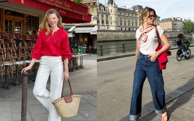 Nhắc đến phong cách Pháp cổ điển, họa tiết chấm bi gần như luôn xuất hiện. 
