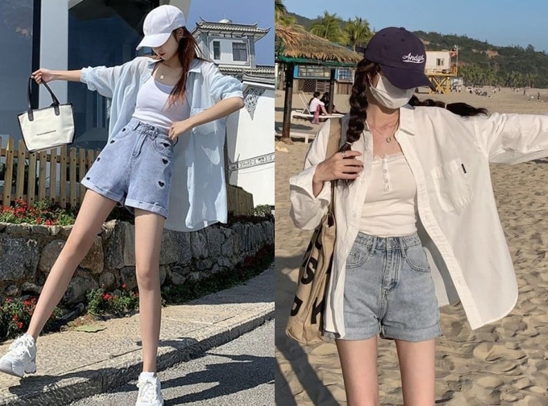  Outfit này không chỉ dễ mặc mà còn giúp tạo cảm giác năng động và trẻ trung hơn.