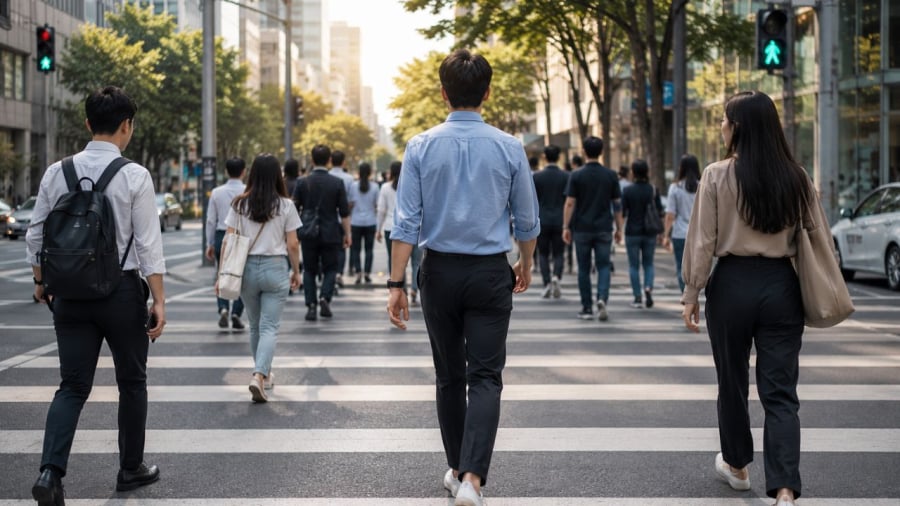 Dáng đi liên quan tới uy tín