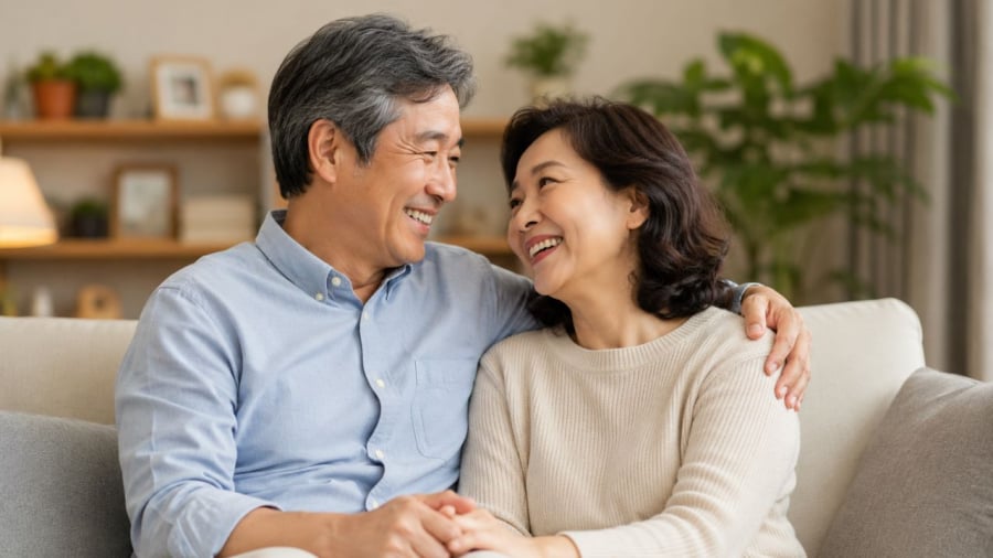 Vợ chồng giống nhau biểu hiện của sự tương đồng