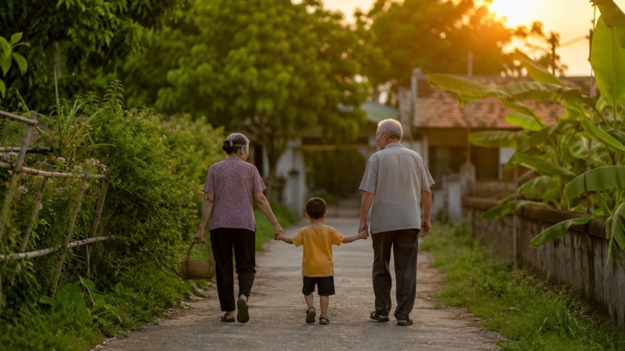 Gửi con cho ông bà thì bố mẹ đừng mặc định ông bà chăm sóc như cách của mình