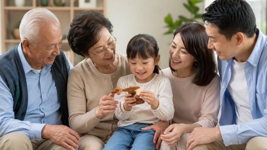 Không nên mặc định ông bà có nghĩa vụ chăm cháu