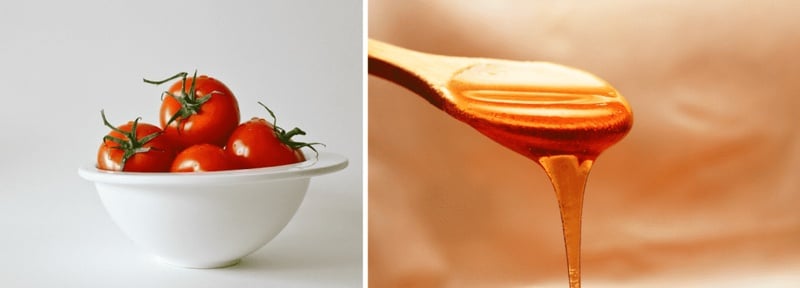 Hỗn hợp cà chua và chanh giúp cải thiện vùng da tay xỉn màu do tiếp xúc nhiều với ánh nắng. 
