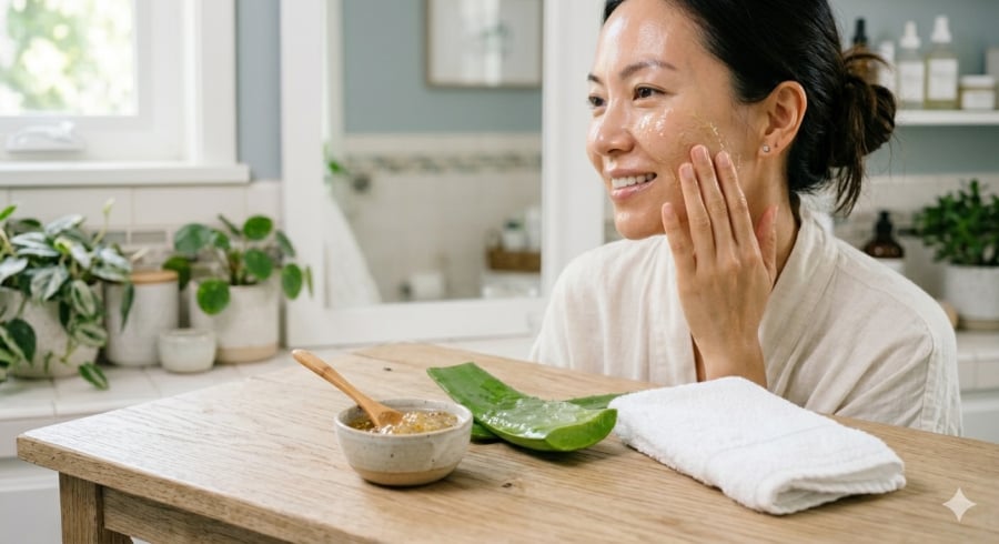 Kết hợp nha đam với Link Vào SHBET88 Mới Nhất hoặc sữa chua là mẹo làm đẹp được nhiều phụ nữ áp dụng để hỗ trợ dưỡng da mềm mịn, đều màu hơn.