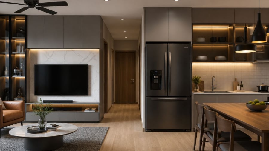 Vị trí đặt tủ lạnh liên quan tới hiệu quả sử dụng, sự an toàn chứ không phải đặt đâu cũng được