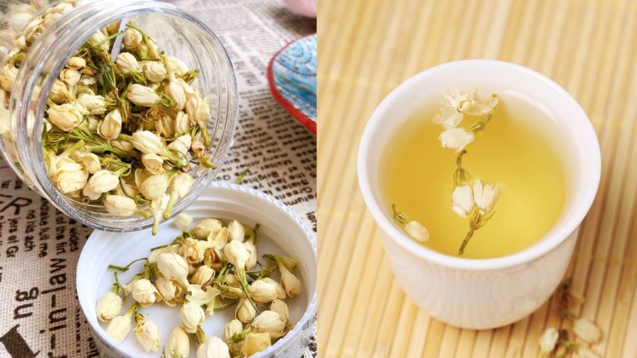 Trà hoa nhài có mùi thơm dễ chịu, mang lại nhiều lợi ích cho sức khỏe.