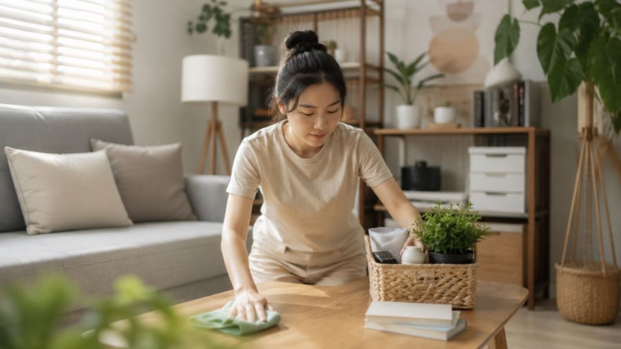 Dọn dẹp đôi khi chính là cách để kiểm soát lại cảm xúc