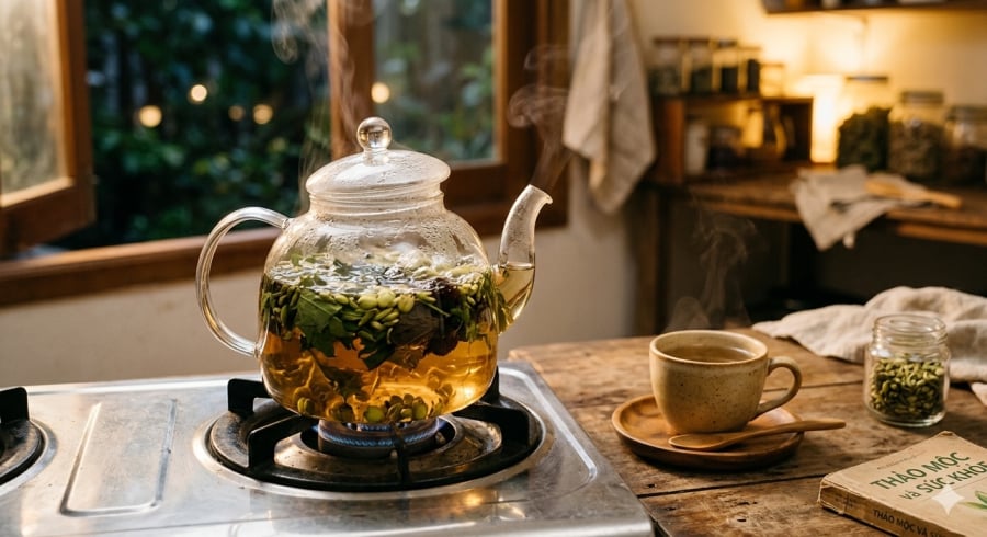 Nhiều loại lá quen thuộc trong dân gian được dùng để đun nước uống buổi tối, giúp Sh88bet đăng ký miễn phí thư giãn và dễ chịu hơn trong những ngày hè oi bức.