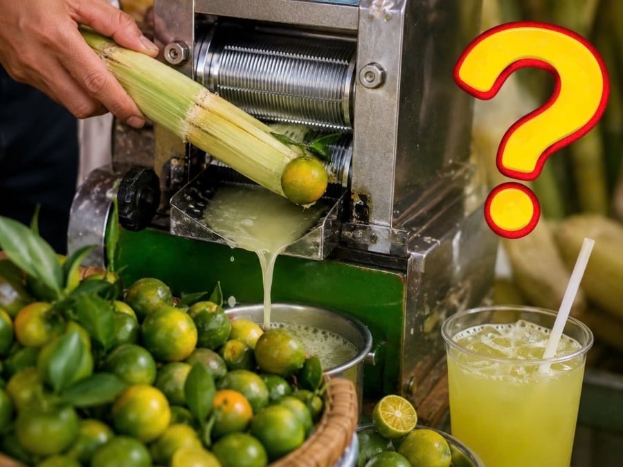 Kẹp 1 quả quất vào mía rồi ép nước, người bán nước tiết lộ: Lãi to