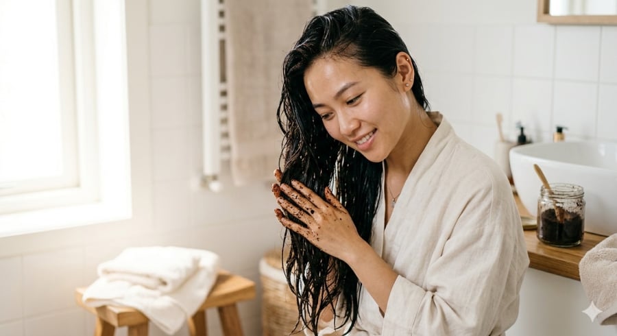 Bã cà phê không chỉ giúp tẩy tế bào chết cho da đầu mà còn khiến Shbet123 Link Vào ShBet Mới Nhất trông mềm mượt, bóng khỏe hơn sau mỗi lần sử dụng.