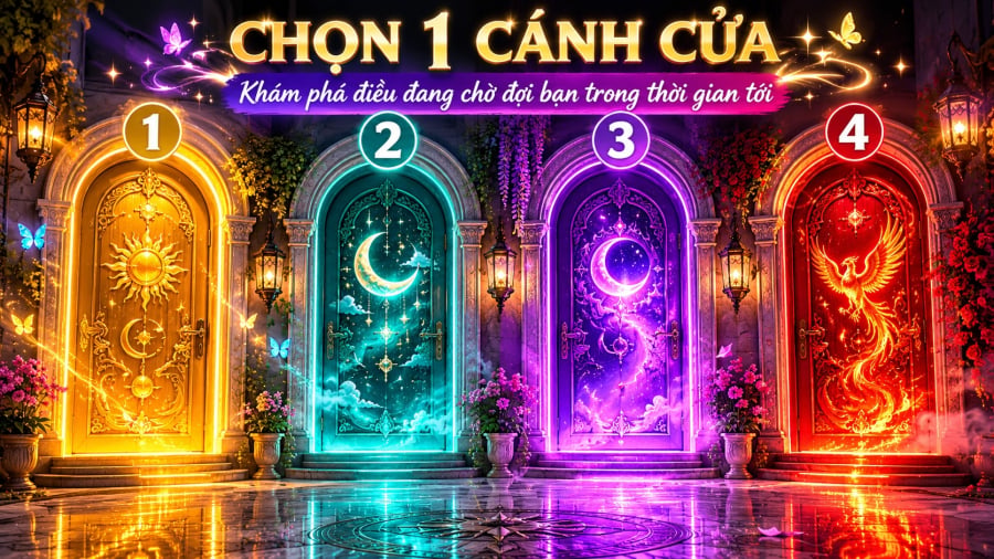 Nếu chỉ được chọn một cánh cửa để bước vào, bạn sẽ chọn cánh cửa nào? Đừng suy nghĩ quá lâu, lựa chọn đầu tiên thường nói lên nhiều điều thú vị về bạn hơn bạn tưởng!