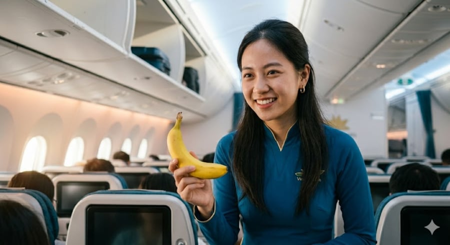 Một trong những lý do lớn nhất khiến chuối đánh bại các loại trái cây khác để lọt vào vali của tiếp viên chính là khả năng cung cấp năng lượng cực nhanh.    