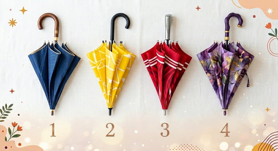 Bạn sẽ chọn chiếc ô nào đầu tiên? Lựa chọn của bạn có thể tiết lộ cách người khác nhìn nhận bạn.